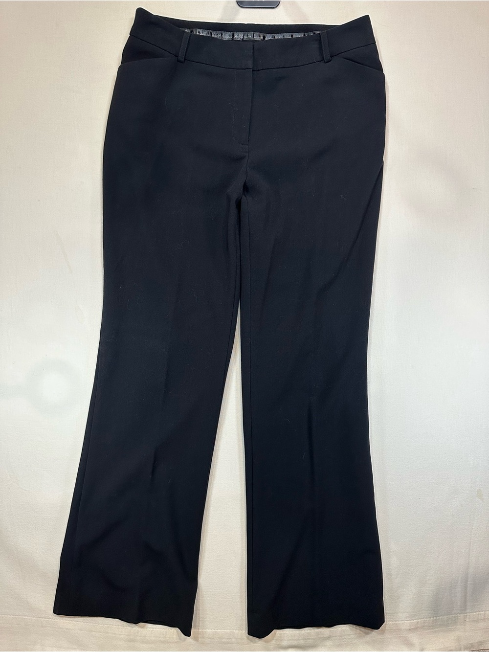 Apostrophe Vanessa Black Flat-Front Bootcut Dress Pants Trousers - Size 10 (EUC)
